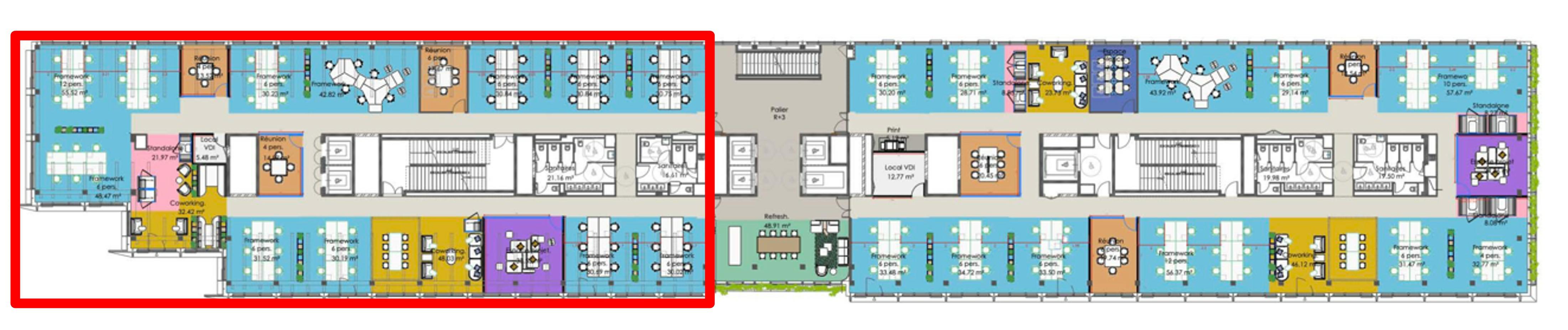 Bureau Paris 2964m² Location bureau Paris OLBUR2420184 1